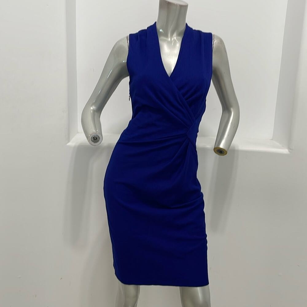 Hoss INTROPIA Sleeveless Royal Blue Sheath Dress Size EUR 36